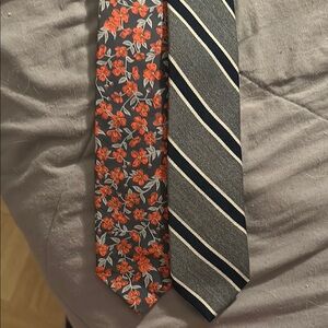 J. Crew Ludlow Floral and Striped Men's Tie Set